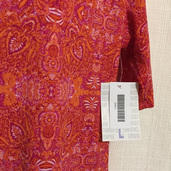 LuLaRoe Julia Dress Sz Large - Picture 4 of 6